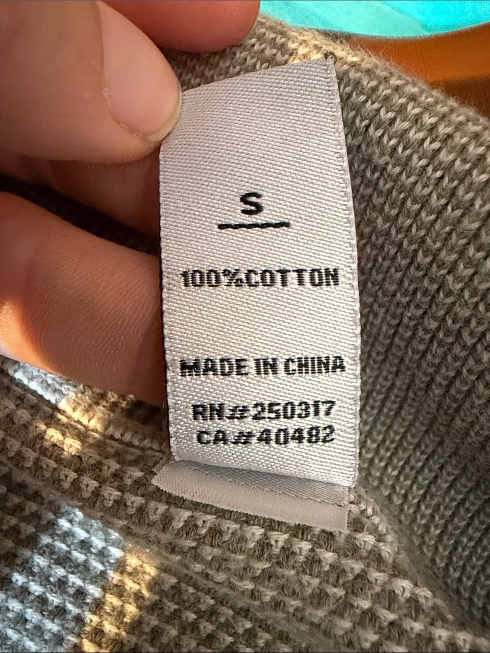 Varley Waffle-Knit Zip Pullover in Light Sage